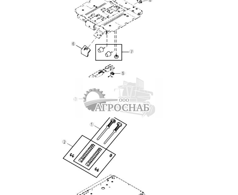 Механическая подвеска сиденья, комплекты регулировки высоты (Deluxe) - ST38220 245.jpg